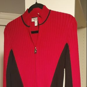 ST.JOHN MARIE GRAY SWEATER